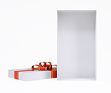 Gift box on white