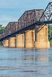 vintage Mississippi River bridge