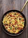 rustic italian  spaghetti carbonara