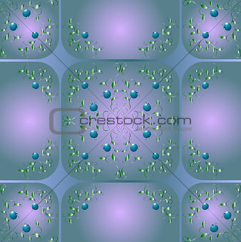 Seamless background with patterns of berry. EPS10 vector illustration