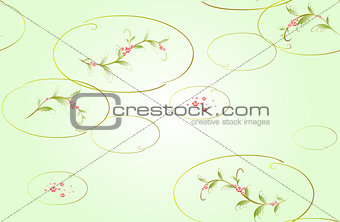 Seamless background with patterns of branches. EPS10 vector illustration