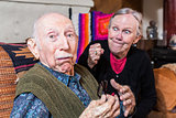 Arguing Senior Couple