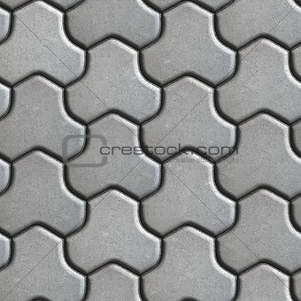 Gray Pavement of Combined Hexagons. 
