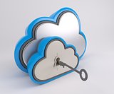 3D Cloud Drive Icon