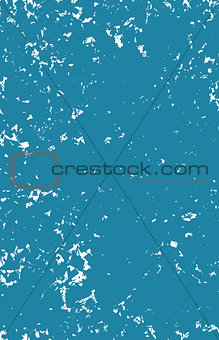 grunge abstract pattern in blue over white