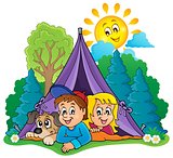 Camping theme image 2