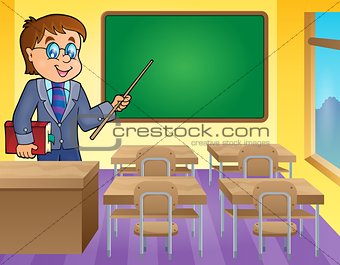 Man teacher theme image 3