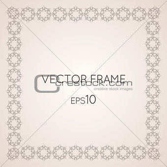 Intricate vector frame