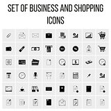 Set of Vector Colored Icons in a Flat Style