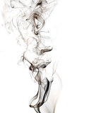 White_abstract_smoke_background