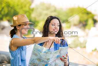 Female tourists