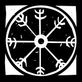 Viking wheel symbol