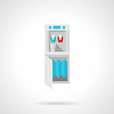 Running water cooler flat vector icon