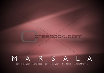 Trendy color marsala 2015. Smooth silk abstract background