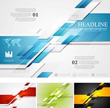 Abstract bright corporate tech background