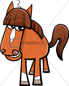 horse farm animal cartoon