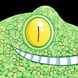 portrait of a crocodile