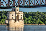 Water tower on Mississippi River