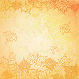 Vector illustration of a beautiful autumn background