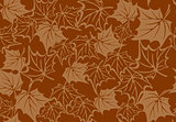Seamless pattern with autumn maple leaves. Vector illustration.