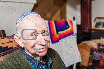 Elderly Gentleman with Yarmulke