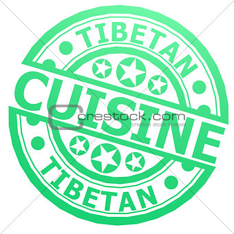 Tibetan cuisine stamp