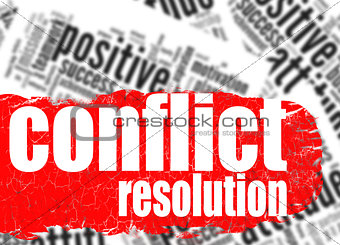 Word cloud conflict resolution
