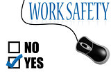 Work safety check mark
