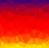 red polygonal background