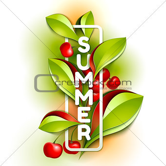 Colorful summer background