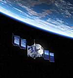 Satellite Deploys Solar Panels In Space