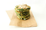 Quinoa, Spinach and Feta Patties with Tahini