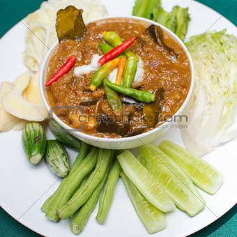 preserved vegetables ,thai food