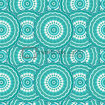 Ornamental seamless pattern, background with many details. Ethnic traditional ornament. Vector illustration