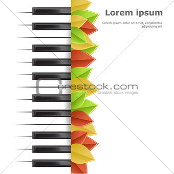 piano template