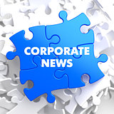Corporate News on Blue Puzzle.