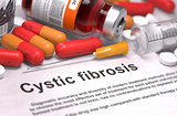 Cystic Fibrosis Diagnosis. Medical Concept.