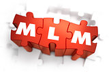 MLM - White Word on Red Puzzles.