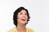 Adult laughing woman