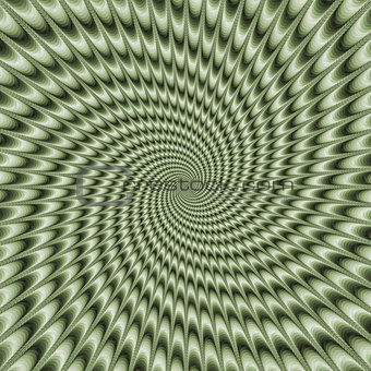 Dizzy Swirl in Green