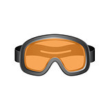 Ski sport goggles in dark design