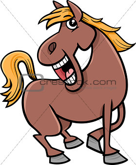 horse animal cartoon