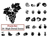 24 Fruits Icons
