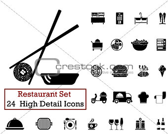 24 Restaurant icons