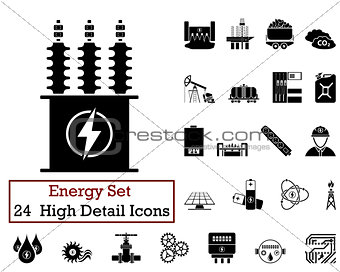24 Energy Icons