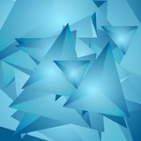 Abstract tech polygonal background