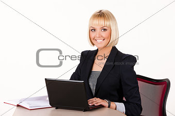 Young Woman With Notebook
