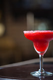 Strawberry margarita cocktail