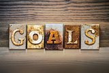 Goals Concept Letterpress Theme