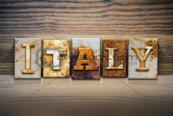 Italy Concept Letterpress Theme